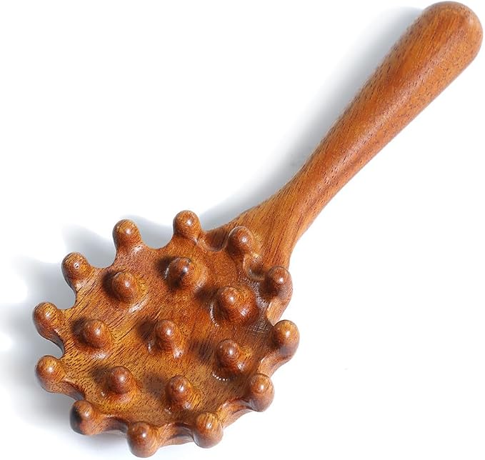 OULIGET Wooden Trigger Point Massage Tool, Sandalwood Comb Head Massager by OULIGET