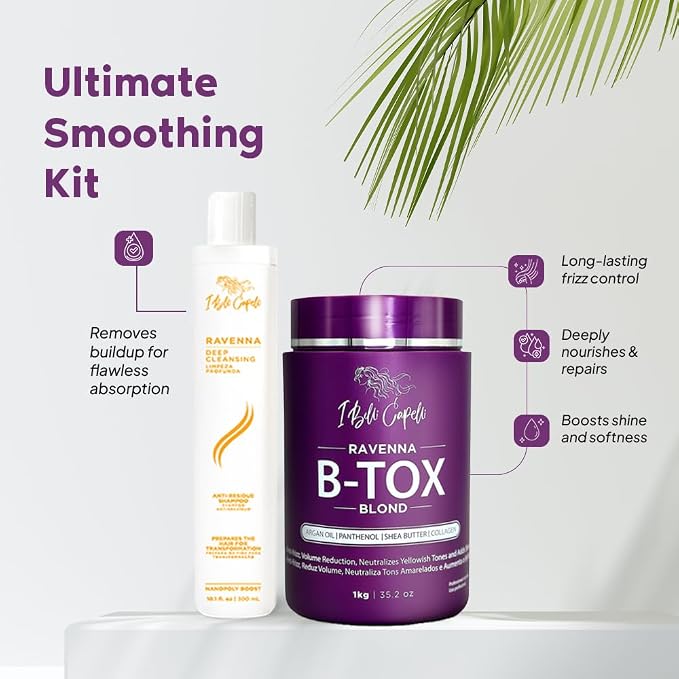 I Belli Capelli Ravenna Blond B-tox Hair Treatment Kit - 1kg/35.02 oz Hair - Image 3