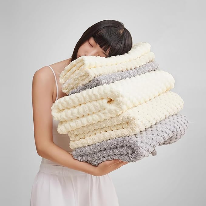 Extra Large Bath Towel Set of 6, Oversized Bath Sheet Super Soft Highly - Image 4