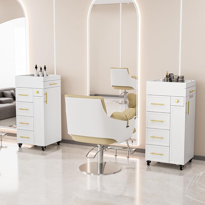 OmySalon Salon Trolley Cart, Hair Styling Station - Image 7