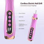 Professional Manicure Pedicure Kit Cordless Electric Nail File Set 6 Speed - Image 3