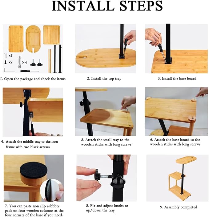 Bathtub Tray, 3 Layer Bathtub Tray Table - Image 6