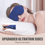 YIVIEW Sleep Mask for Side Sleeper, Complete Light Blocking 3D Pink Sleeping - Image 2