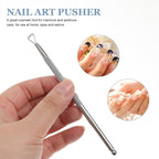 Beavorty 4 Pcs Cuticle Pusher Tool triangle cuticle peeler scraper nail cuticle - Image 5