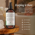 BARE BOTANICS 8 oz Moisturizing Mint Body Oil - Image 5