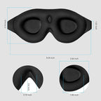 ALASKA BEAR Sleep Mask Memory Foam Contoured Eye Cups - Image 8