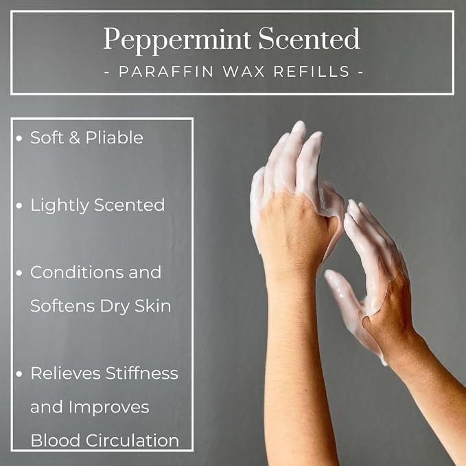 1lb Peppermint Scented Paraffin Wax, Paraffin Wax - Image 2