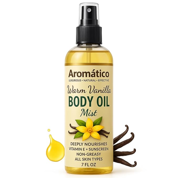Aromatico Warm Vanilla Body Oil Mist by Aromatico