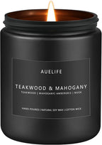 Teakwood & Mahogany Candle | Masculine Candles by Auelife