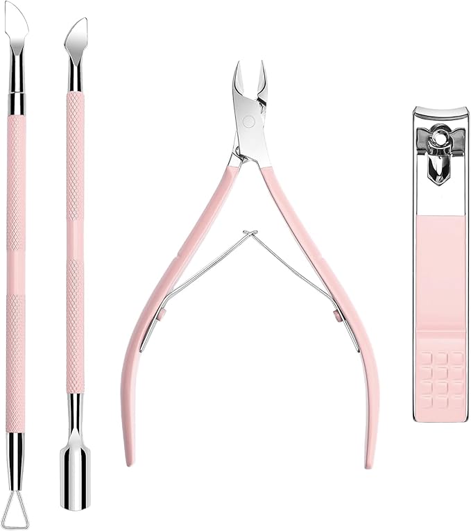 Cuticle Trimmer with Cuticle Pusher and Nail Clipper - Image 9