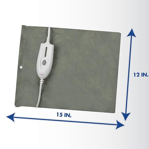 TheraCare Deluxe Heating Pad | Moist & Dry Heat | Four-Heat Settings | Sore - Image 6