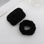 Spa Headbands for Washing Face Soft Puffy Bubble Headbands Wristband for Women - Image 5