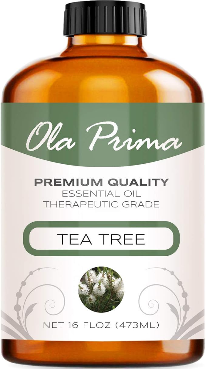 Ola Prima 16oz Tea Tree Essential Oil – Therapeutic Grade Bulk by OlaPrima