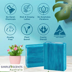 Simple Scents Australia Ocean Breeze Scented Natural Soap Bars, 3.5oz - Image 2