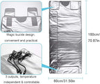 Elitzia Far Infrared Sauna Blanket 3 Independent Heating Zones - Image 2
