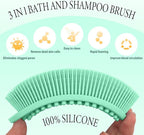 3 Pack Silicone Body Scrubber, Exfoliating Body Scrubber Fit - Image 2