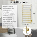 P&Dlusir Towel Warmer, Heated Towel Rack - Image 7
