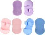 6 Pack Face Scrubber Mini Facial Brush Silicone Wash Exfoliator Finger Glove by Unknown