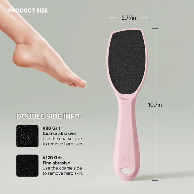 Wide Emery Foot File, Double-Sided Pedicure Tool, Colossal Professional Foot - Image 6