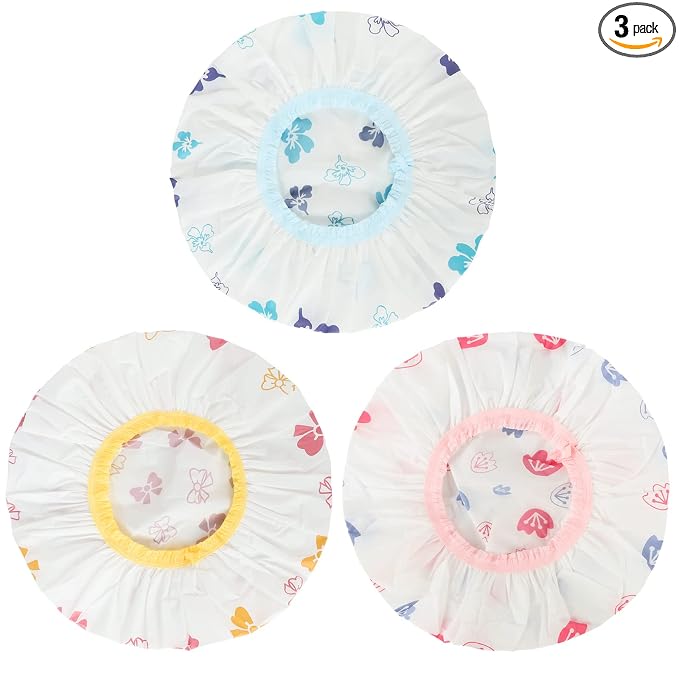 Waterproof Shower Caps by Pengxiaomei