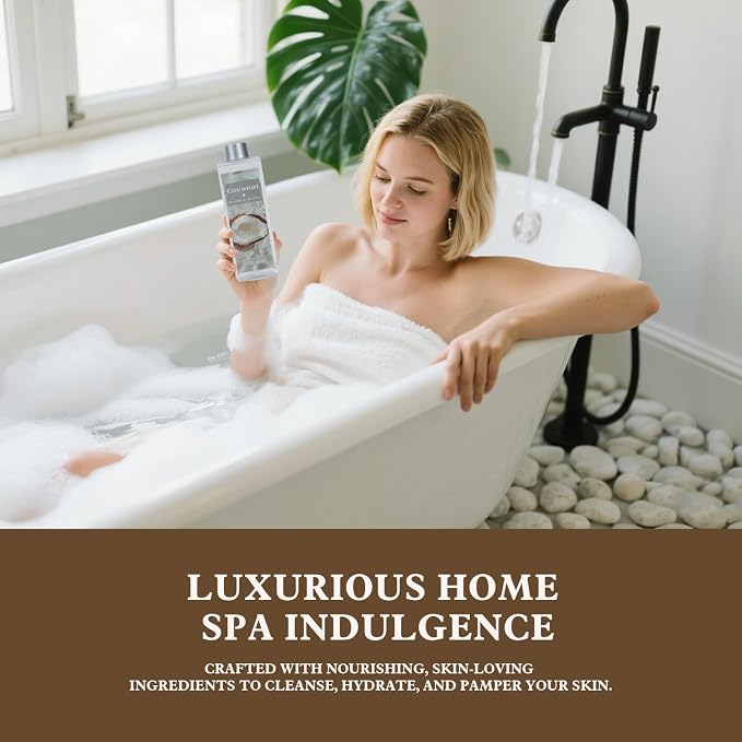 Soothing Coconut Spa Treasures for Women, 8 Piece Gift Set, Designed for beautys - Image 5