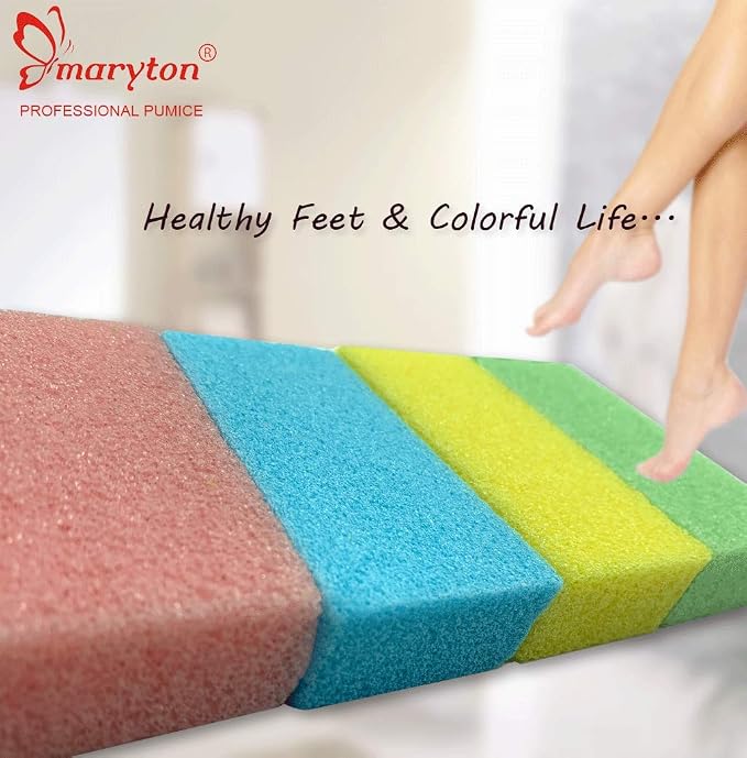 Maryton Pumice Sponge for Feet, Ultimate Pedicure Stone Callus Remover & Foot - Image 5