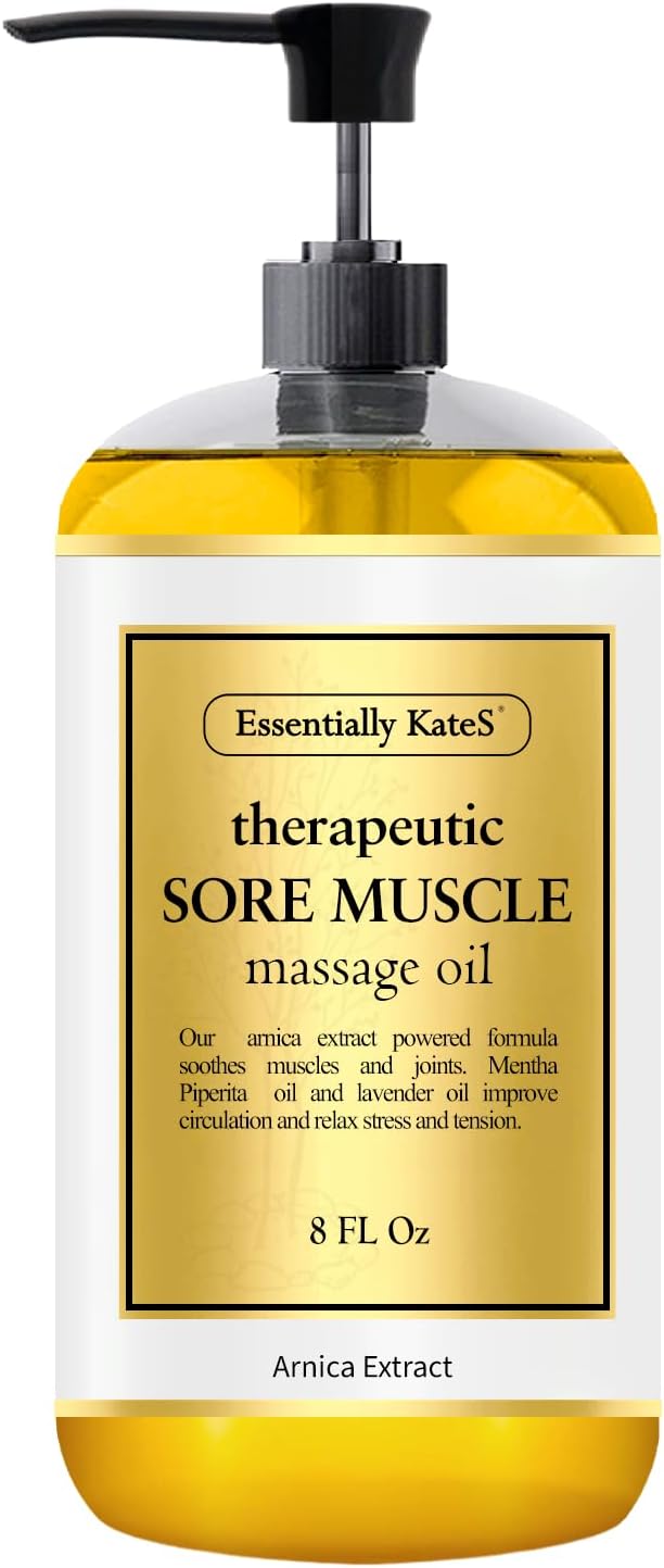 Essentially KateS Sore Muscle Massage Oil 8 Fl Oz - Image 3