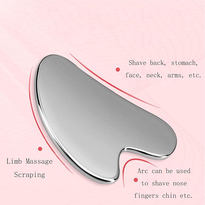 Stainless Steel Gua Sha Facial Tools Guasha - Image 3