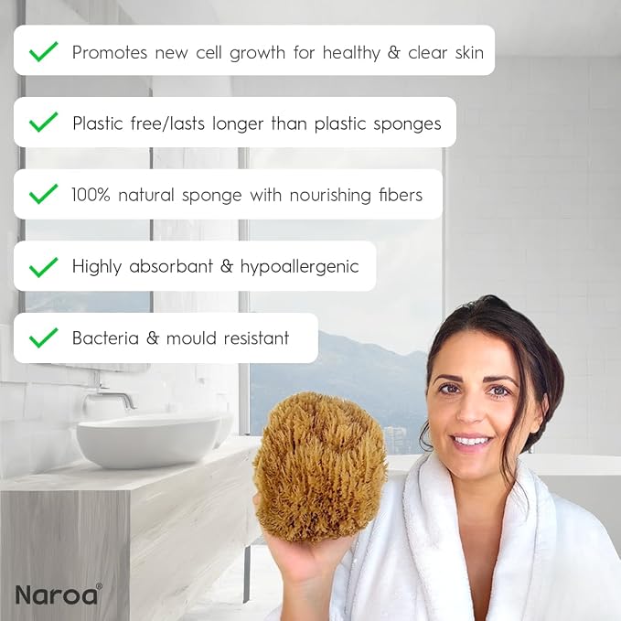 Naroa Exfoliating Natural Sponge - Image 3