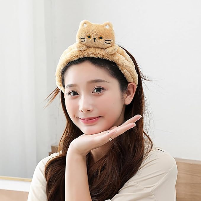 PERFECTSIGHT Spa Headband for Washing Face, 2 Pack Cute Hair Band for Shower - Image 6