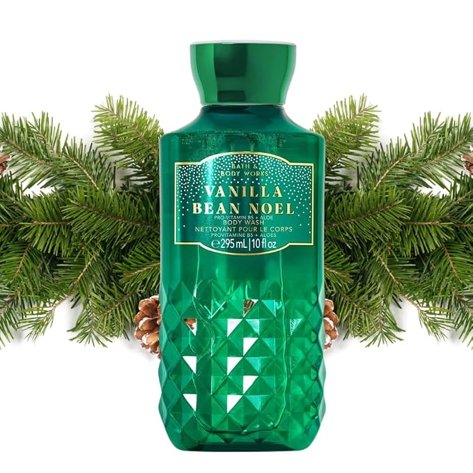 Bath & Body Works Vanilla Bean Noel Shower Gel, 10 Ounce - Image 2
