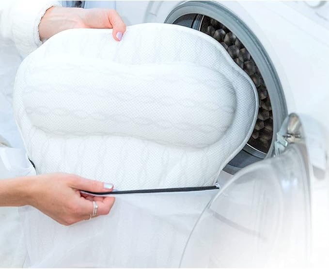 Luxury Ergonomic Bath Spa Tub Relax Pillow Cushion Headrest Neck Back Support - Image 6