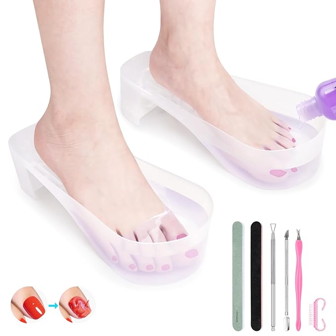 LIONVISON Acetone Nail Soaking Bowl: Toe Soak Off Bowl Manicure Soak Bowl Set by WelcometovisitLIONVISON