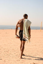 Personalized Embroidered Beach Towel | Throw Blanket, Easy Carry, Sand Free - Image 3
