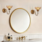 1 Piece Vintage Wall Sconce, 1-Light Matte Antique Brass Finish Wall Sconce - Image 8