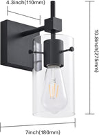 SOLFART 1 Light Vintage Vanity Light Bathroom Light Fixture Over Mirror Wall - Image 5