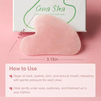 huefull Gua Sha Facial Tools for Face and Body –Spa Gifts for Women, Natural - Image 6