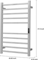 Heated Towel Racks for Bathroom, Wall Mounted Electric Towel Warmer Racks - Image 4
