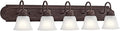 Kichler 36" 5-Light Vanity Bath Light in Tannery Bronze Powder Finish, Modern by Kichler