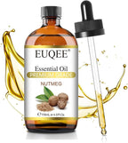 EUQEE Nutmeg Essential Oil 118ML Large Capacity Nutmeg Oil Premium Aromatherapy by EUQEE