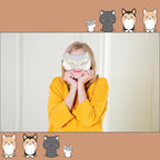 Cute Cat Sleep Mask for Kids, 2 Pack Silk Sleeping Eye Cover Adjustable Mask - Image 6