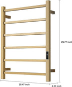 Heated Towel Racks for Bathroom, Wall Mounted Electric Towel Warmer Racks - Image 4