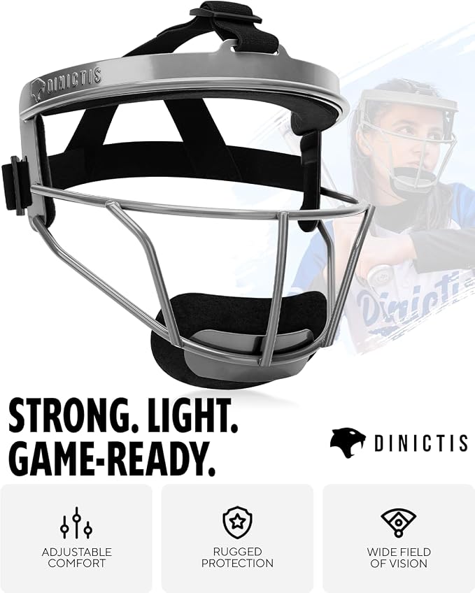 Dinictis Softball Face Mask, Lightweight, Comfortable, - Image 4