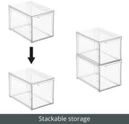 mDesign Plastic Stackable Bathroom Storage - Image 4