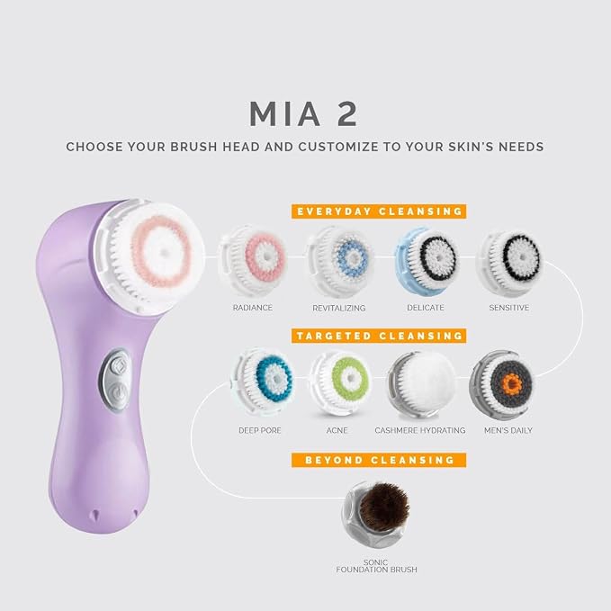 Facial Cleansing Brush System, Mia 2 Sonic Face Scrubber - Image 4