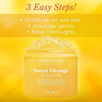 Majestic Pure Sweet Orange Body Scrub - Image 3