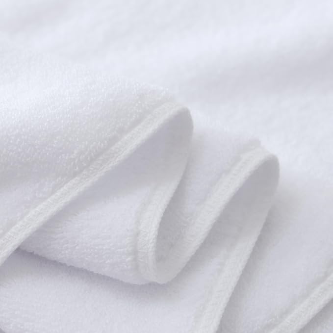 27x55 Bath Towels Set 100 Percent Cotton 650GSM Luxury Super Soft Absorbent - Image 6