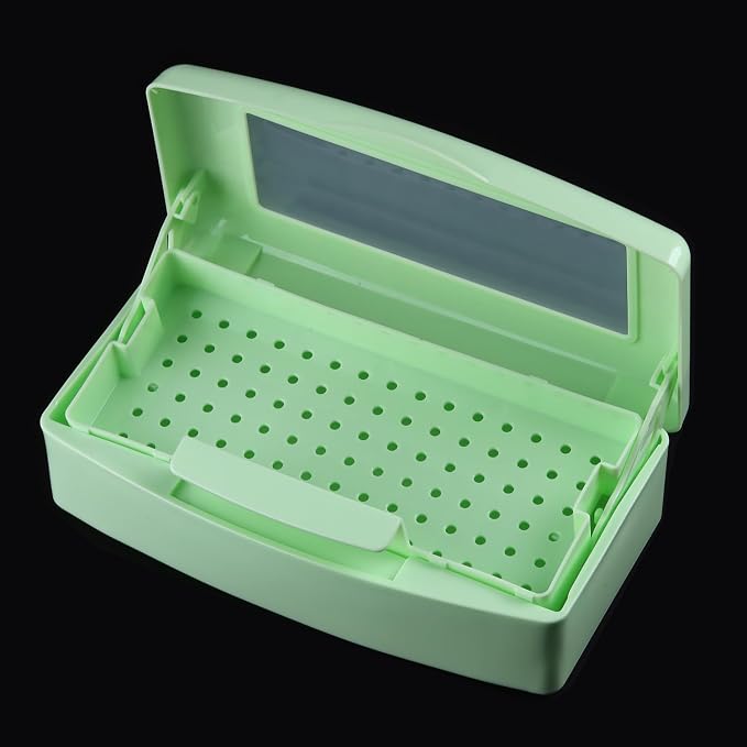 Nail Tool Sterilizer Box Plastic Disinfectant Container by SUTOKAKA