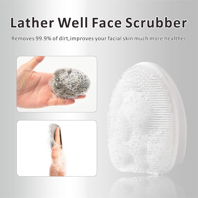 Silicone Face Scrubber, 2 Pack Face Scrubber - Image 6