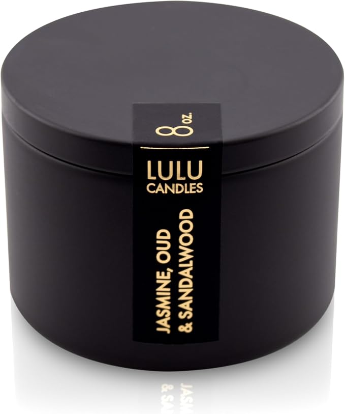 Lulu Candles | Jasmine, Oud & Sandalwood Scented Candle | Smells Woodsy & by LULUCANDLES